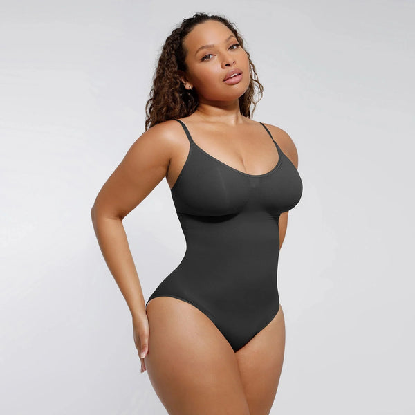 V Neck Strap Bodysuit