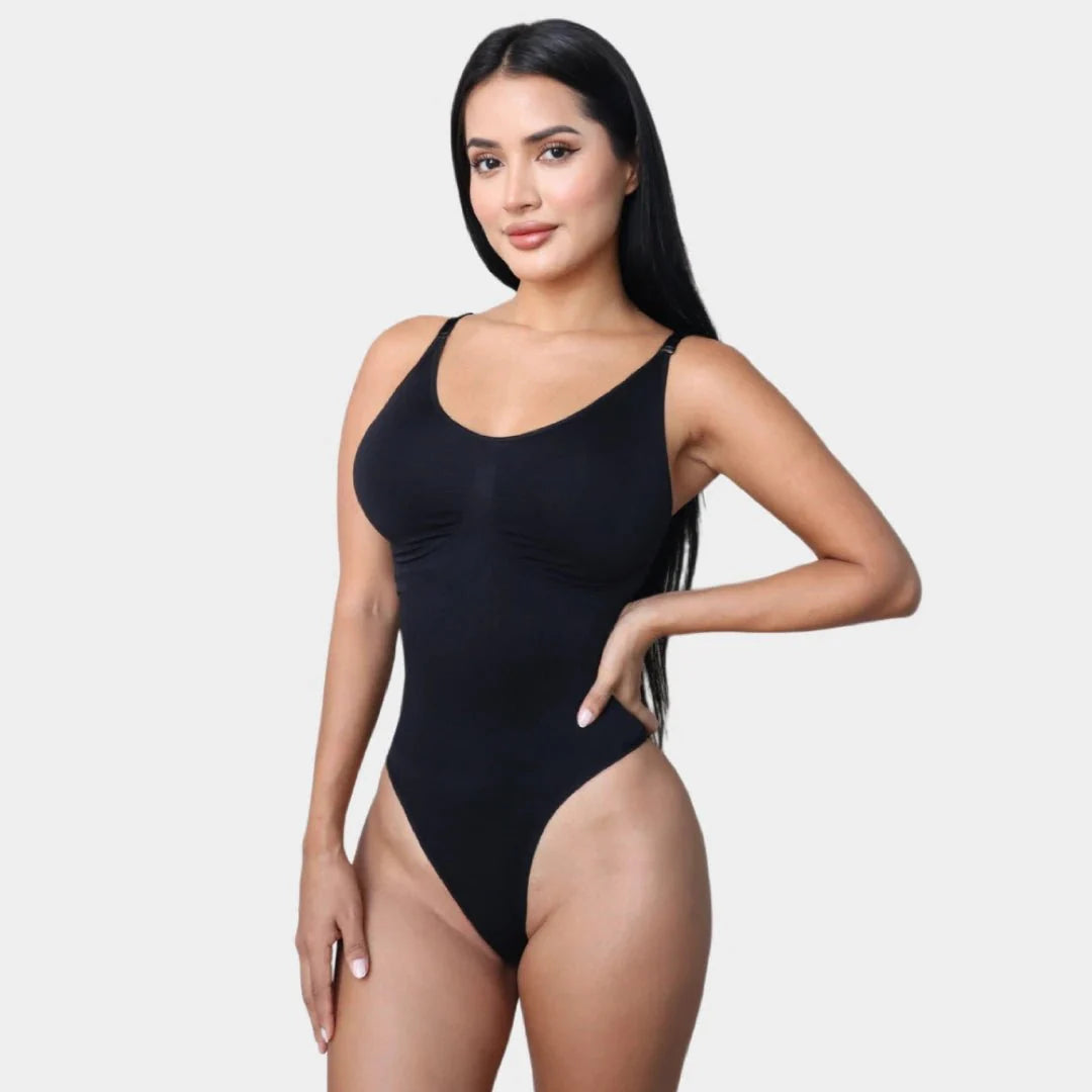 High Elastic Thong Bodysuit