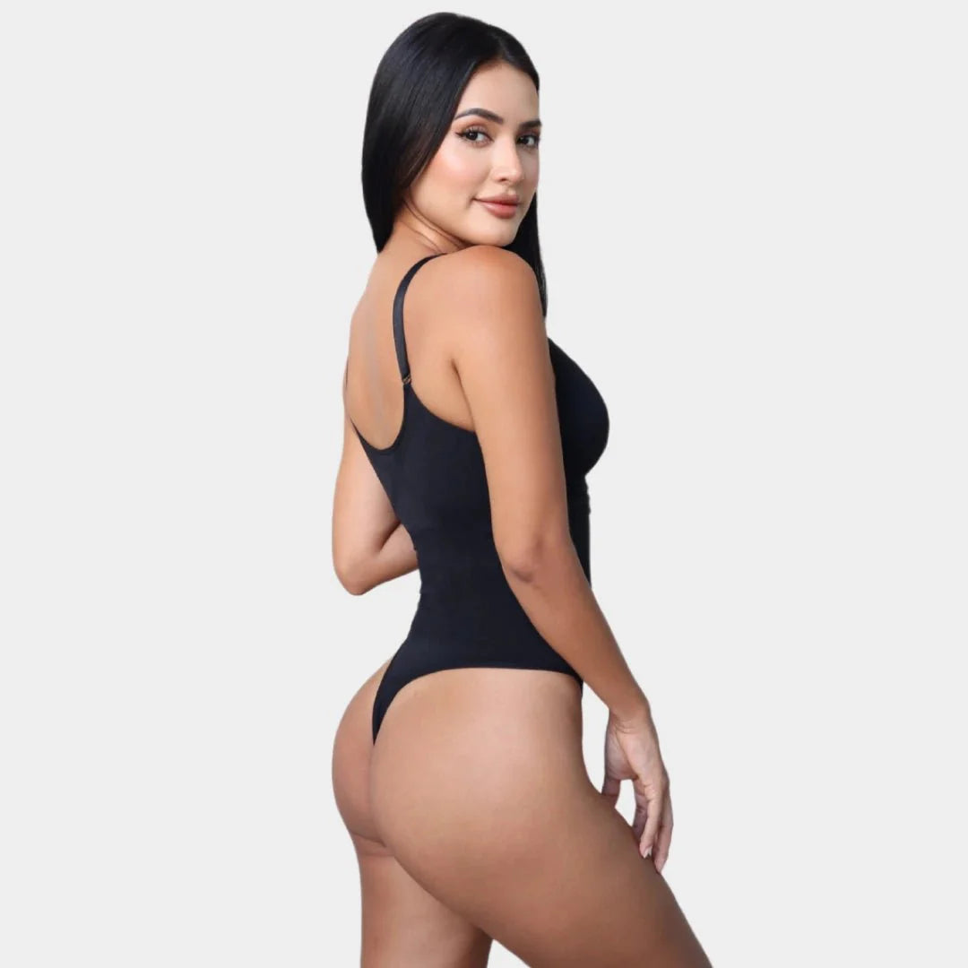 High Elastic Thong Bodysuit