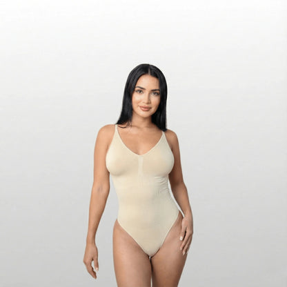 High Elastic Thong Bodysuit