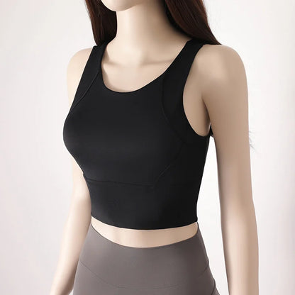 Chest Pad Tank Top Bra