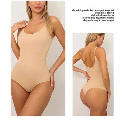 High Elastic Thong Bodysuit