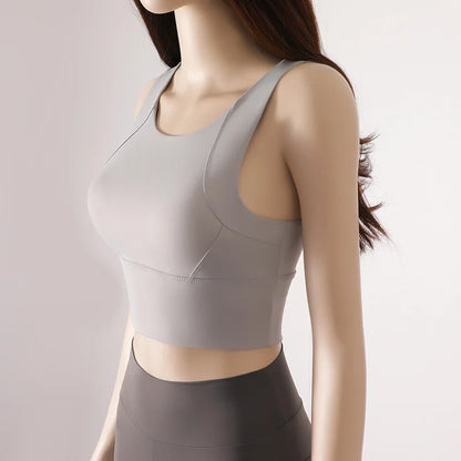 Chest Pad Tank Top Bra