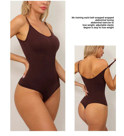 High Elastic Thong Bodysuit
