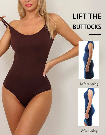 High Elastic Thong Bodysuit