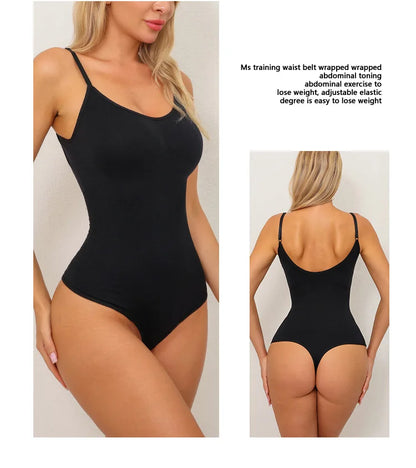 High Elastic Thong Bodysuit