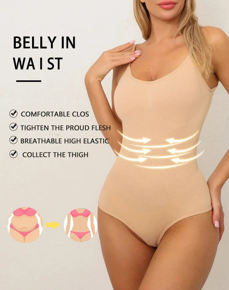 High Elastic Thong Bodysuit
