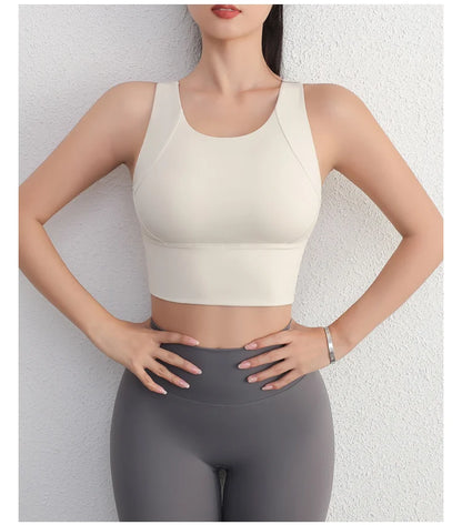 Chest Pad Tank Top Bra