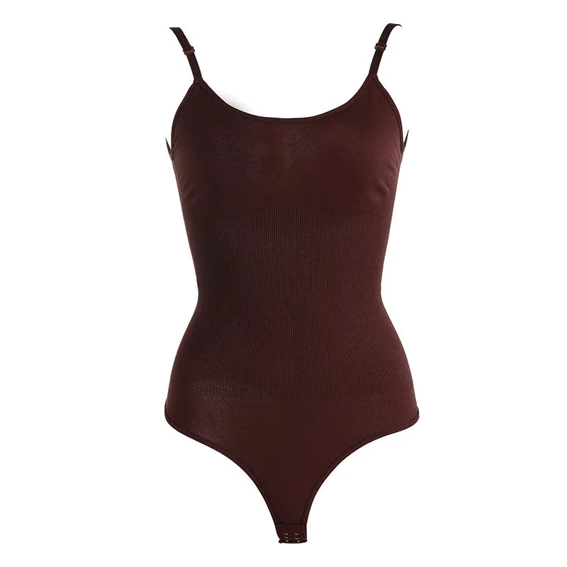 High Elastic Thong Bodysuit