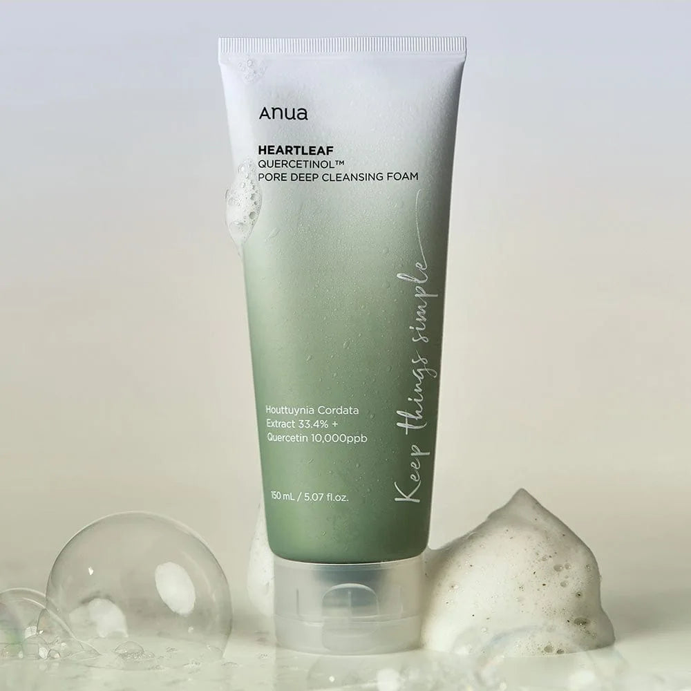 Anua Exfoliating Oil Control Quercetin Face Wash Deep Cleansing