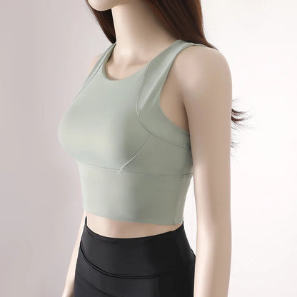 Chest Pad Tank Top Bra